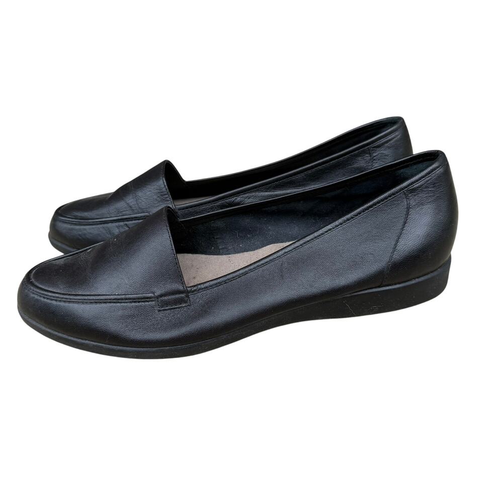 New Easy Spirit Black Leather Comfort Loafers - Size‎ 7.5M